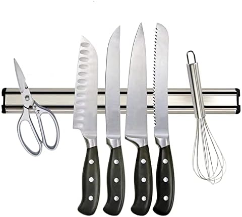 Stately Kitchens Aluminum Magnetic Knife Bar - Rust Free (16 INCH)