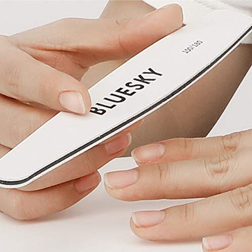 BLUESKY Nail File Rhombus 100/180, Nagelfeile, Doppelseitige, Dual Grade Grit, Nagelfeilen für Gelnägel, Professionelles… – Bild 7