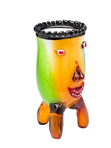 aubaho Florero de Cristal jarrón de Cristal de Murano en Italia Estilo Antiguo H:.