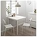 MELLTORP/ADDE Tavolo e 2 sedie, bianco, 75 cm resistente e facile da pulire. Set da pranzo fino a 2 posti. Set da pranzo Tavoli e scrivanie. Mobili per l'ambiente.