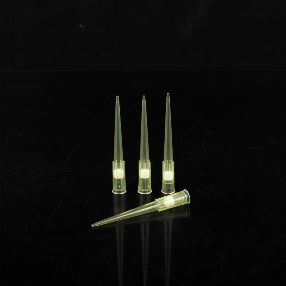 Labor 10ul 20ul 50ul 100ul 200ul 1000ul 5ml 10ml Kunststoff-Pipettenspitzen mit Sandkernfilter for Spender(200ul long 1000pcs)