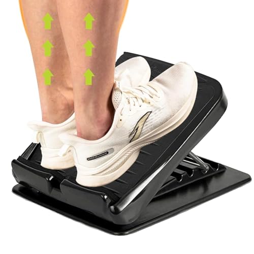 Slant Board, Calf Stretcher for Stretching Tight Calves or Plantar Fasciitis, Ankle and Foot Incline Board Squats Wedge, Foot Stool Adjustable Strength Training Equipment Leg Exercise Machines