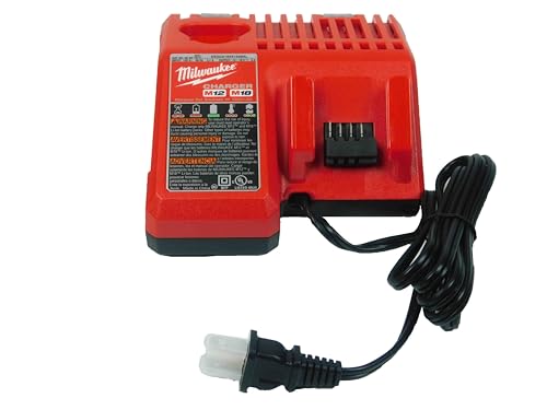 Milwaukee or M18 18V and 12V Multi Voltage Lithium Ion Battery Charger w/Onboard Fuel Gauge (.Improved/Red) by Milwaukee - Used condition - US$27.55