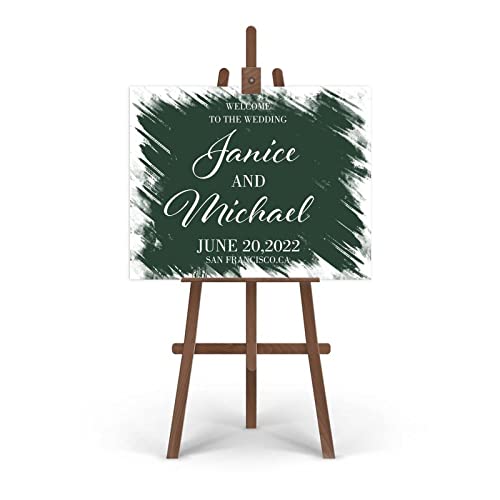 Panneau de bienvenue rustique de mariage pour guider vos invités