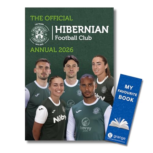 Hibernian Fc Annual 2026 Hibs Football Hardcover Annual With Free Bookmark
