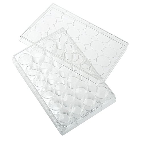 Celltreat CLS3500024 Glass Round Tissue Culture Plate with 24 Wells
