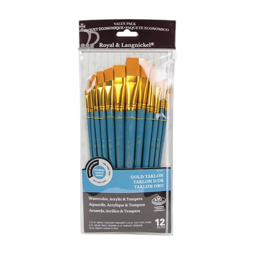 Royal & Langnickel RSET-9305 Set de pinceaux variété 12 pièces