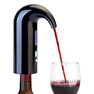 Electric Wine Aerator, One-Touch Wine Aerator Pourer. Automatic Wine Dispenser & Wine Pourer. Excellent Wine Gifts. Auto…