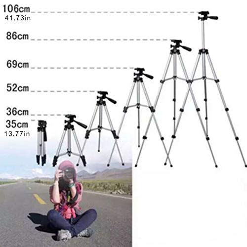 Timetided Projektor Stativhalterung Halterung St?nder Bodenstativ Stativ + Handy-Clip + Aluminiumlegierung Handy-Stativ – Bild 3