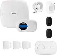 Kit de Alarme Intelbras AMT 2018 E com 04 Sensores Via Aplicativo…