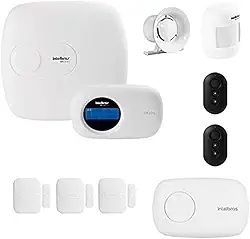 Kit de Alarme Intelbras AMT 2018 E com 04 Sensores Via Aplicativo…