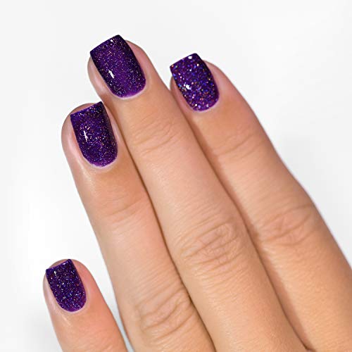 Image of ILNP Vanity - Deep Purple Holographic Nail Polish, Endless Depth, Chip Resistant, Non-Toxic, Vegan, Cruelty Free