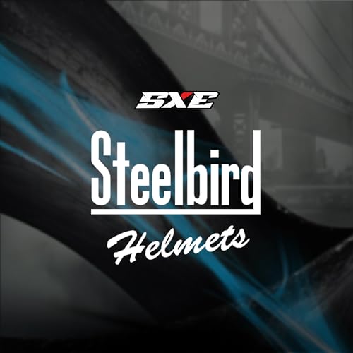 Image of Steelbird SBH 61 SXE Pinlock ISI and Dot Certified Full Face Helmet for Men and with Inner Silver Sunshield