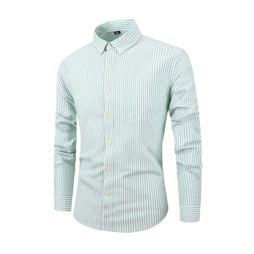 Camisa Oxford de rayas transpirable contra el calor corporal 6