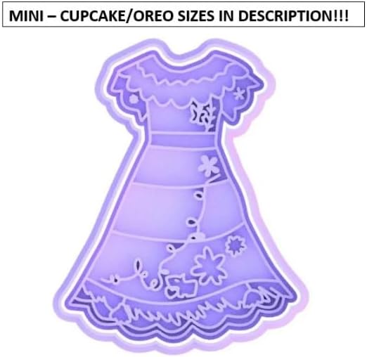 Miniatura 2 de Cortador de galletas y sello Mirabel Dress