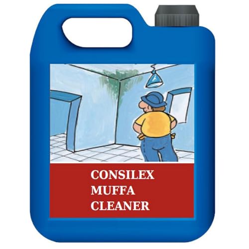Limpiador Consilex Muffa Cleaner (5L) - Limpia y elimina manchas de humedad y moho en paredes y techos. Líquido incoloro listo para usar - Azichem