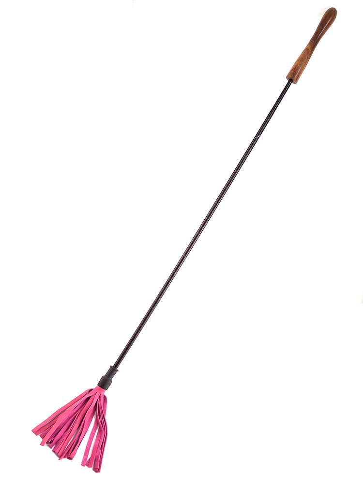 Rouge Garments Pink Wooden Handle Ridding Crop