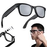 8MPカメラ搭載AIスマートグラス - 32GBストレージ、1080Pビデオ録画機能付きグラス、音声機能、リアルタイム翻訳、Bluetoothカメラサングラス、旅行やアウトドアに最適(Silver)