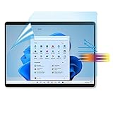 Screen Protector Fit 2022 Microsoft New Surface Pro 9/Surface Pro 8/Pro X 13 inch 2022-2019 Anti Blue Light Anti Glare Touch-Screen Laptop, Reduces Eye Strain Block UV and Reduce Fingerprint