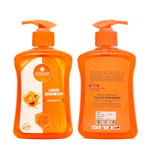 Image of Liquid Handwash - 250ml, Germ Protection and Antibacterial Hand Wash, Soft on Hands with Refreshing Fragrance, Suitable for All Skin Types, Ideal for Daily Use