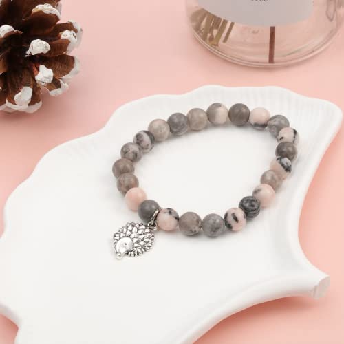 PARTNER Hedgehog Lover Gift Hedgehog Spirit Animal Gift Hedgehog Bracelet Hedgehog Charm Jewelry Inspiration Gift for Friend3