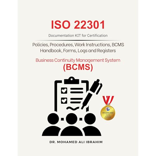ISO 22301 Documentation KIT for Certification Audiolibro Por DR. MOHAMED-ALI IBRAHIM arte de portada