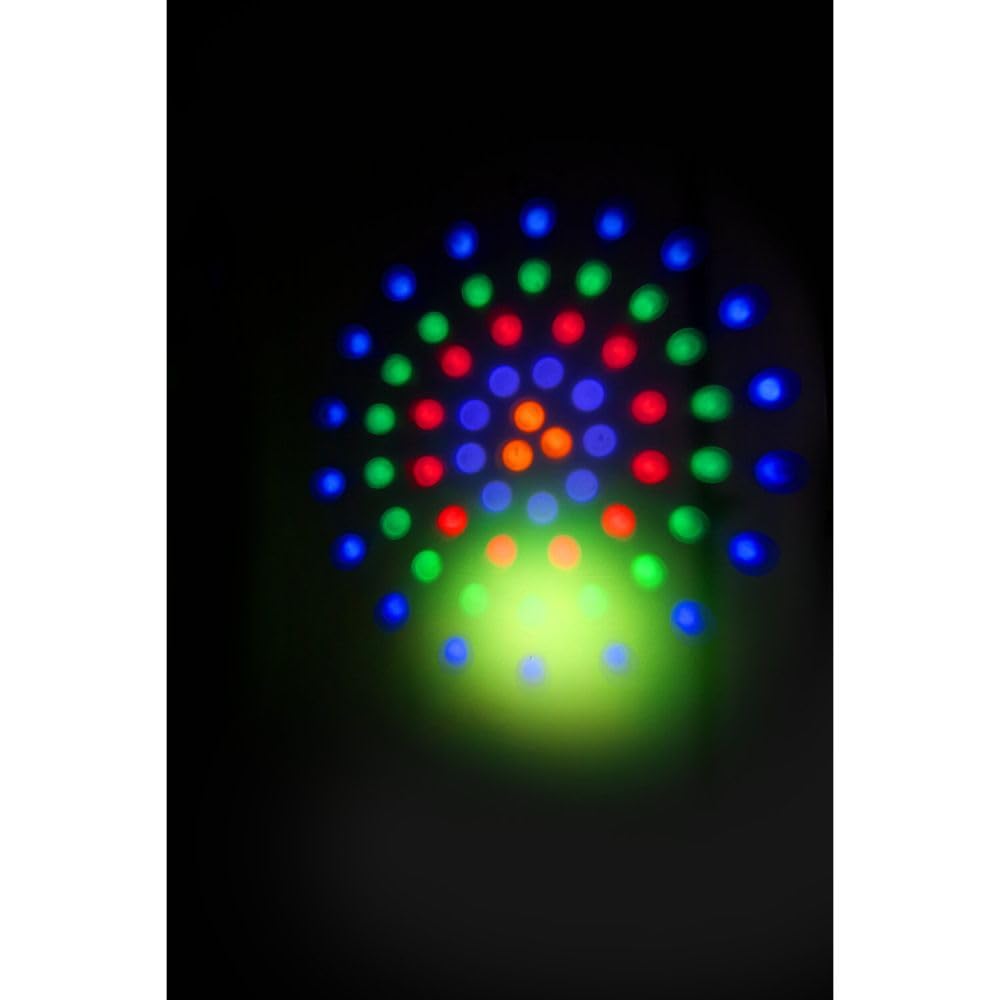 Ibiza - DJLIGHT60 - Stativo per luci con 2 proiettori PAR RGBB e 2 MOON FOWER RGBBBA - Pacchetto LED 4-in-1