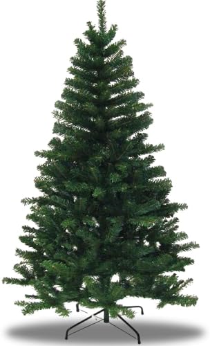 Classic Artificial Realistic Natural Branches Pine Christmas Tree Xmas Green-Unlit 4FT, 5FT, 6FT,7FT