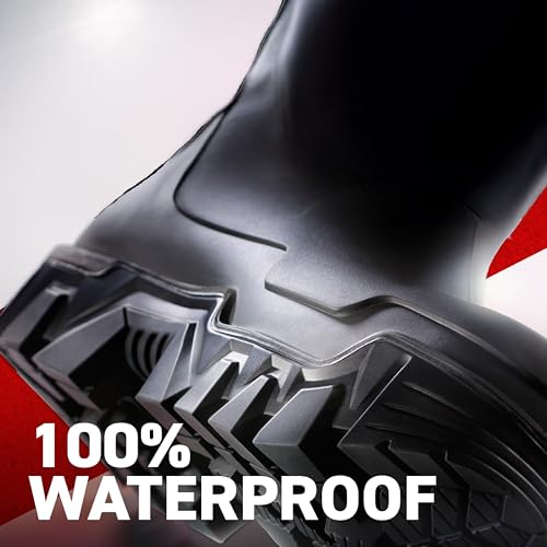 Dunlop E90203306 Explorer Thermo Full Safety Boots with Slip-Resistant Vibram Rubber Sole and Steel Toe, 100% Waterproof Purofort Material, Lightweight and Durable Protective Footwear, Size 6