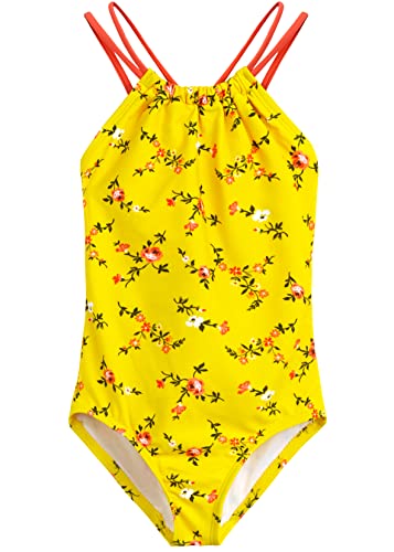 Kanu Surf Girls' Ruby Beach Sport Halter One Piece Swimsuit