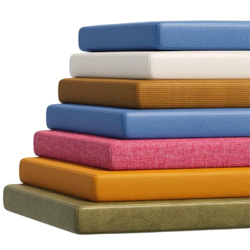 Générique Coussin de Banc sur Mesure, Coussin d’Assise intérieur extérieur pour Banc, Appui de fenêtre et mobilier de Jardin, Housse Amovible...