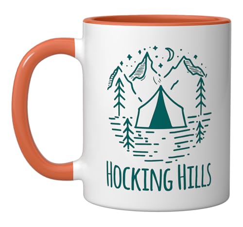 Hocking Hills Camping Rustic Mountains Tent Woods Campground...