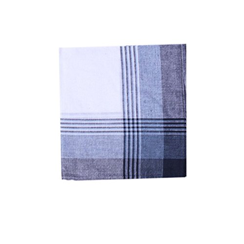La Closure Men's 100 Cotton Handkerchiefs 6 Pack
