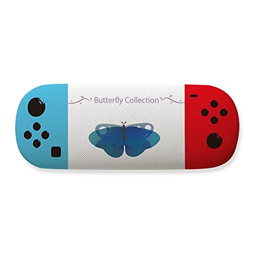 Étui de rangement pour lunettes Blue Butterfly rigide et élégant