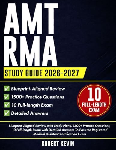 AMT RMA Study Guide 2026-2027: Blueprint-Aligned Review with Study ...
