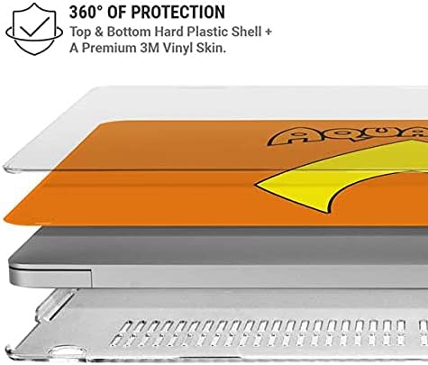 Skinit Case + Skin Compatible with MacBook Air 13in (2020) - Officially Licensed Warner Bros Aquaman Official Logo Design
