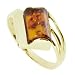 Produktbild InCollections Damen-Ring 333/000 Gold mit Bernstein Größe 52 (16.6) OS07146