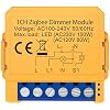 Tuya Zigbee Smart Dimmers Switch Module 1CH Control LED Lights Dimmable Switch Stepless Dimming+Voice Control