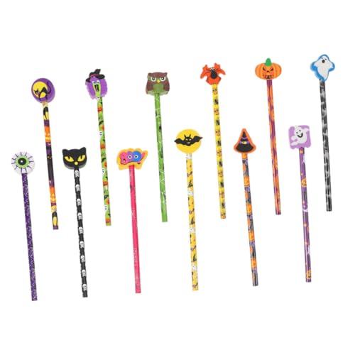 Crayons Halloween avec gomme BESPORTBLE, surprise thématique pour animation de fête et anniversaire