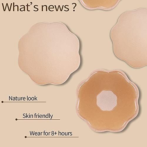 Okela Boob Tape - Breast Lift Tape for Large Breast,Body Tape for Breast Lift w 2 Pcs Breast Petal Adhesive Bra4