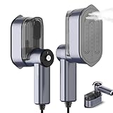 Quuejenl Vaporizador De Roupas Portátil Para Viagem - Mini Ferro De Passar Roupas Portátil De 1000 W, Cabo De Alimentação De 2,4 M, Design Dobrável, Itens Essenciais Para Viagem, Dormitório Universi