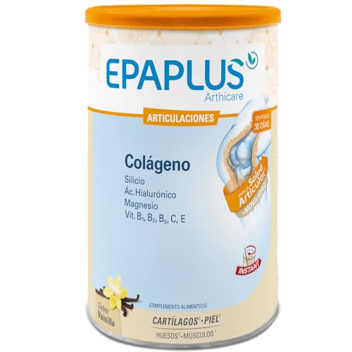 EPAPLUS Articulaciones - Colágeno en Polvo, 30 días - Vainilla - Con Magnesio, AH y Vit, B1, B2, B6, C y E