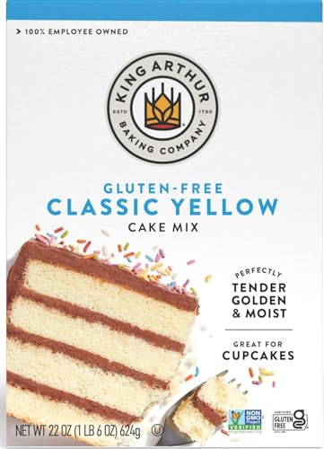 King Arthur, Gluten-Free Yellow Cake Mix...