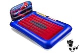 Living iQ Inflatable Kids Headboard Travel Air Bed Mattress (Electric Pump) (Spider-Man)