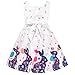 Girls Dress Petal Collar Easter Bunny Floral Rabbit Cotton Sleeveless Size 4