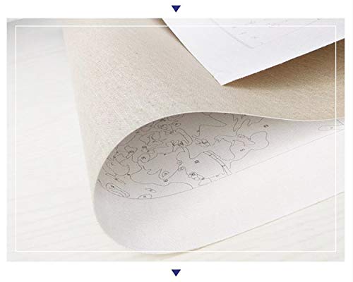 WAZHCY Digitales Malen DIY Leinwandmalerei-Kit durch digitales Malen für Kinder Home Decoration Wandkunst Geschenk 40x50… – Bild 5