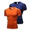 2pcs Navy, Orange