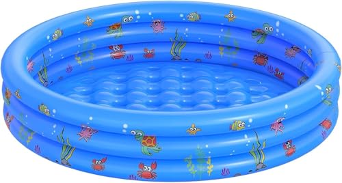 Aufblasbares Planschbecken,100X40cm Swimmingpool,Aufblasbarer...