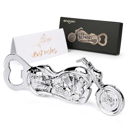 Sinofort Motorbike Bottle Openers, Unique Vintage Motorcycle Beer Bottle Opener for Men Dad Husband Boyfriend Grandfather Best Man, Beer Gift for Fathers Day, Birthday, Christmas