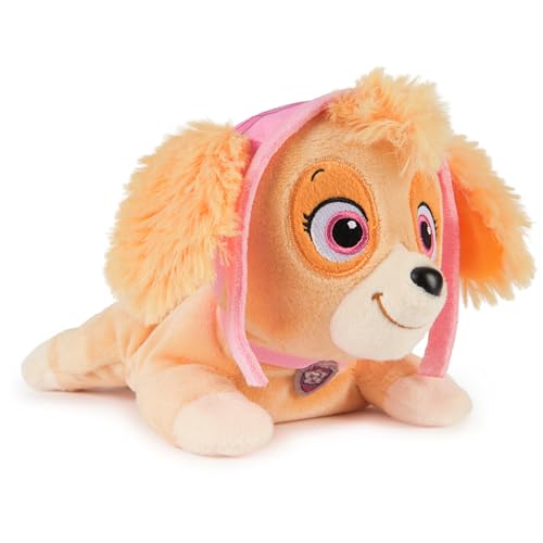 Paw Patrol GUND Skye Plush, Bean Bag Kids Toys, Lounging Skye Plush Toy, Weighted Stuffed Animal, Sensory Toy for Ages 1 and Up, 8”